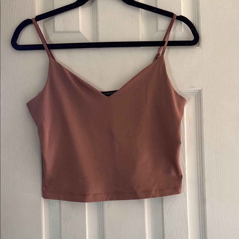 Dynamite Mauve-Pink Seamless Spaghetti Strap Cami